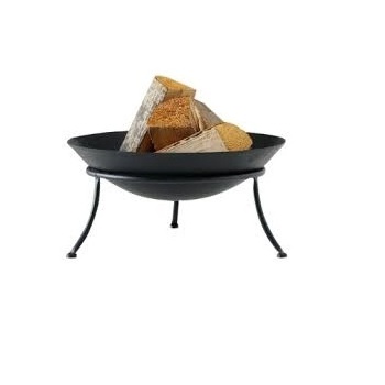 Modern Log Wood Storage Metal Alloy Round Fire Pit suitable for BBQ and Other Parties Heavy Metal OEM Suppliers