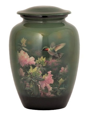 Columbarium Funeral Urn For Human Ash and Funeral Supplies Humming Bird Cinerary Adult Cremation Urn for Funeral Burial Urn