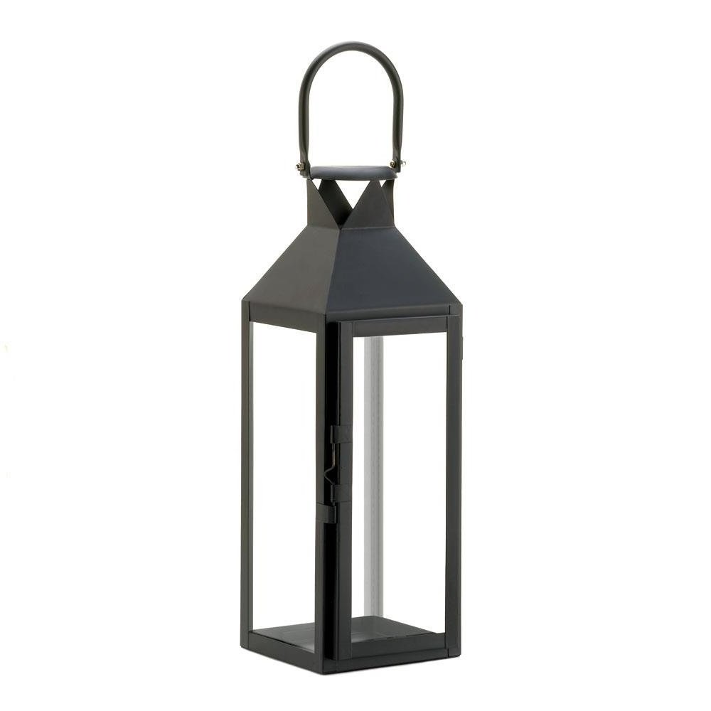 Large Outdoor Decorative Metal Candle Lanterns with Metal Handle Used for Home Interior and Exterior Decoration