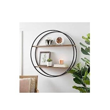 Floating Shelves Wall Mounted Metal Wall Ledge and Shelf with Photo Cards Clips for Home Decor at Low Price