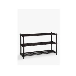 Classic Design Black Colored Shoe Bench Industrial Metal Multi Tier Handmade Decorative Rack Manually Manufacture In India