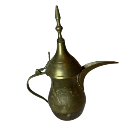 Tableware and Dining Arabian Dallah Gold Finished Arabic Tea and Coffee Pot Hot Selling Kitchenware Coffee Maker Tea Pot