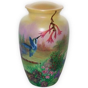 Columbarium Funeral Urn For Human Ash and Funeral Supplies Humming Bird Cinerary Adult Cremation Urn for Funeral Burial Urn