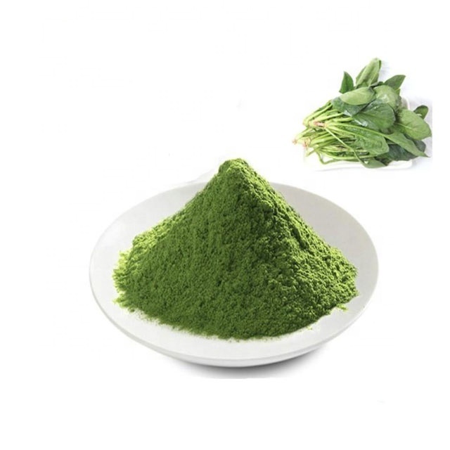 pure organic bulk dried dehydrated spinach juice powder