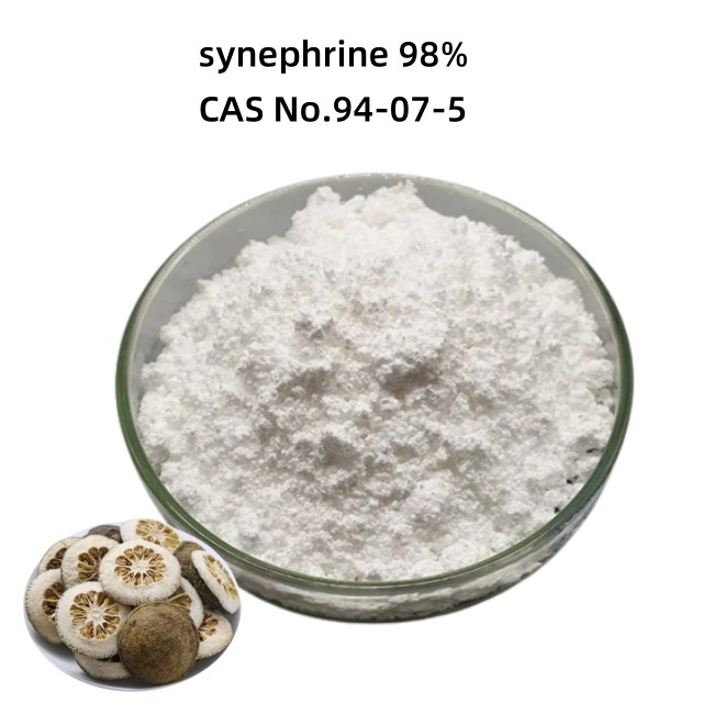 high best  qualitybest synephrine hydrochloride  5% 98% synephrine powder HPLC 94-07-5