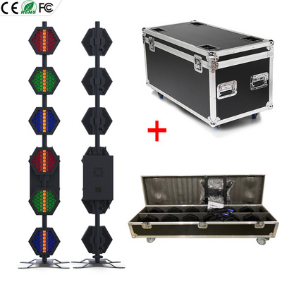 Tiitee Hexaline Halogen Lamp 6pcs 300W Flash Strobe Light Blinder Backlight Pixel Control Disco Retro Stage Portman Light