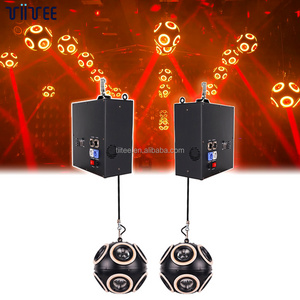 TIITEE Water Drop Disco Ball  Light Lifting Football Kinetic Light Led RGBW Colorful Dmx Led Lift Ball Kinetic Club Lighting