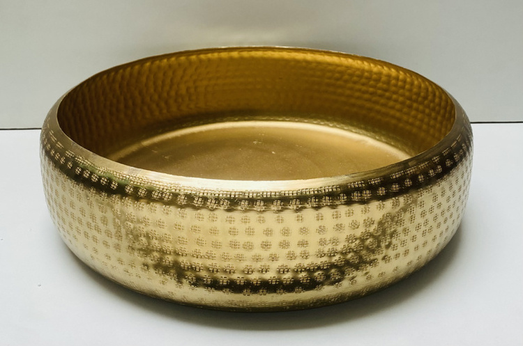 Hot Selling Modern Decorative Gold Polished Serving Bowl  Decorative Bowl  Royal Design  Serving Bowl