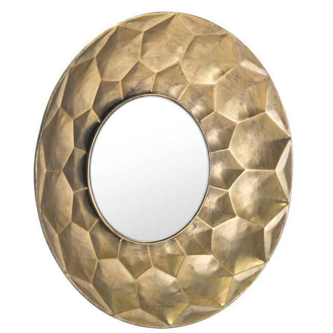 Smart Decorative Fancy Bedroom Mirror Hot Selling Top Quality Lavish Wall Mirror for Home Decoration from India Glass Round 24