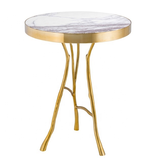 New Single Leg Design Modern Luxury Rectangular Shape Stainless Steel Coffee Side Table for Living Room with Glass Top