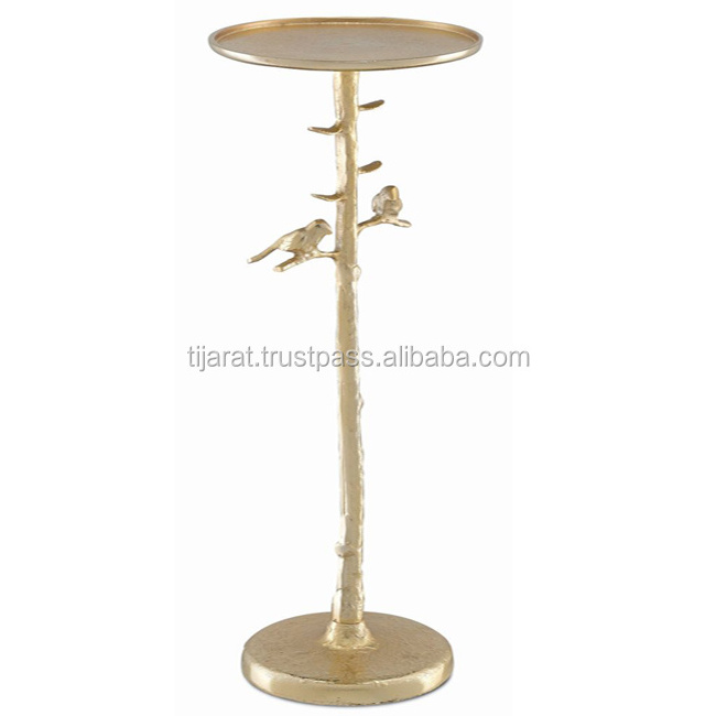 GOLD WEDDING TABLE /  BAR TABLE / METAL TABLE