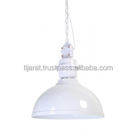 luxury Modern Indoor Lighting White Pendant Light / Metal Wood Ceiling Light / Shade Hanging Lamp in good price