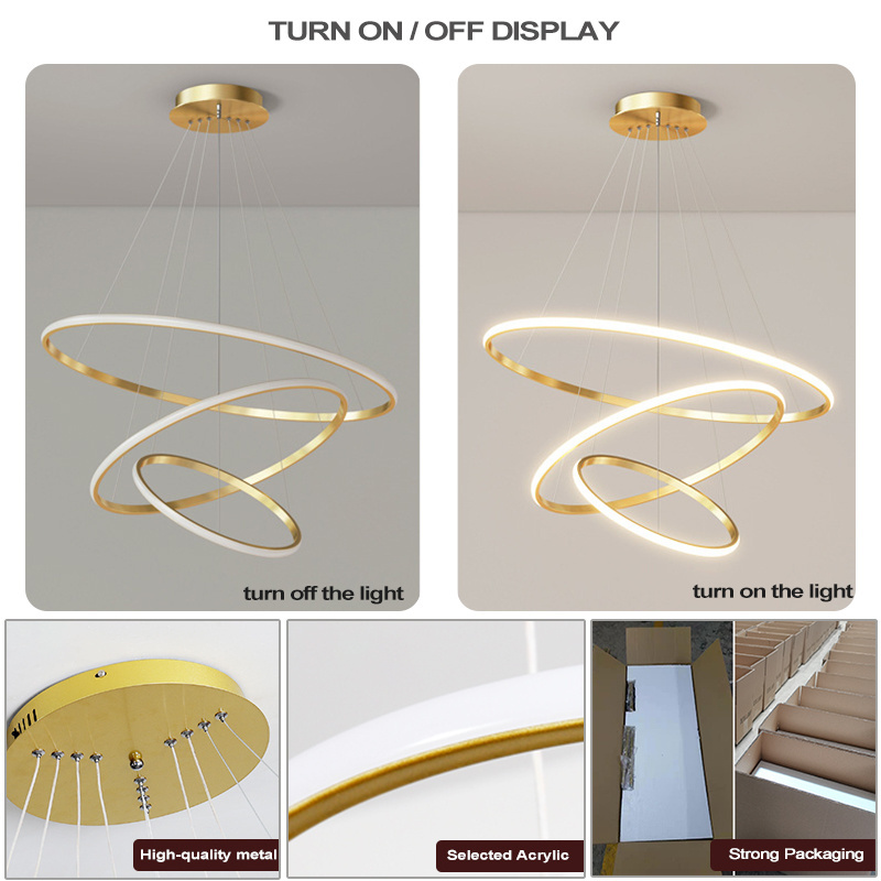 Led Hanging Lamp Luxury Bedroom Indoor Contemporary Luxury Ceiling For Kitchen Acrylic Pendant Lights