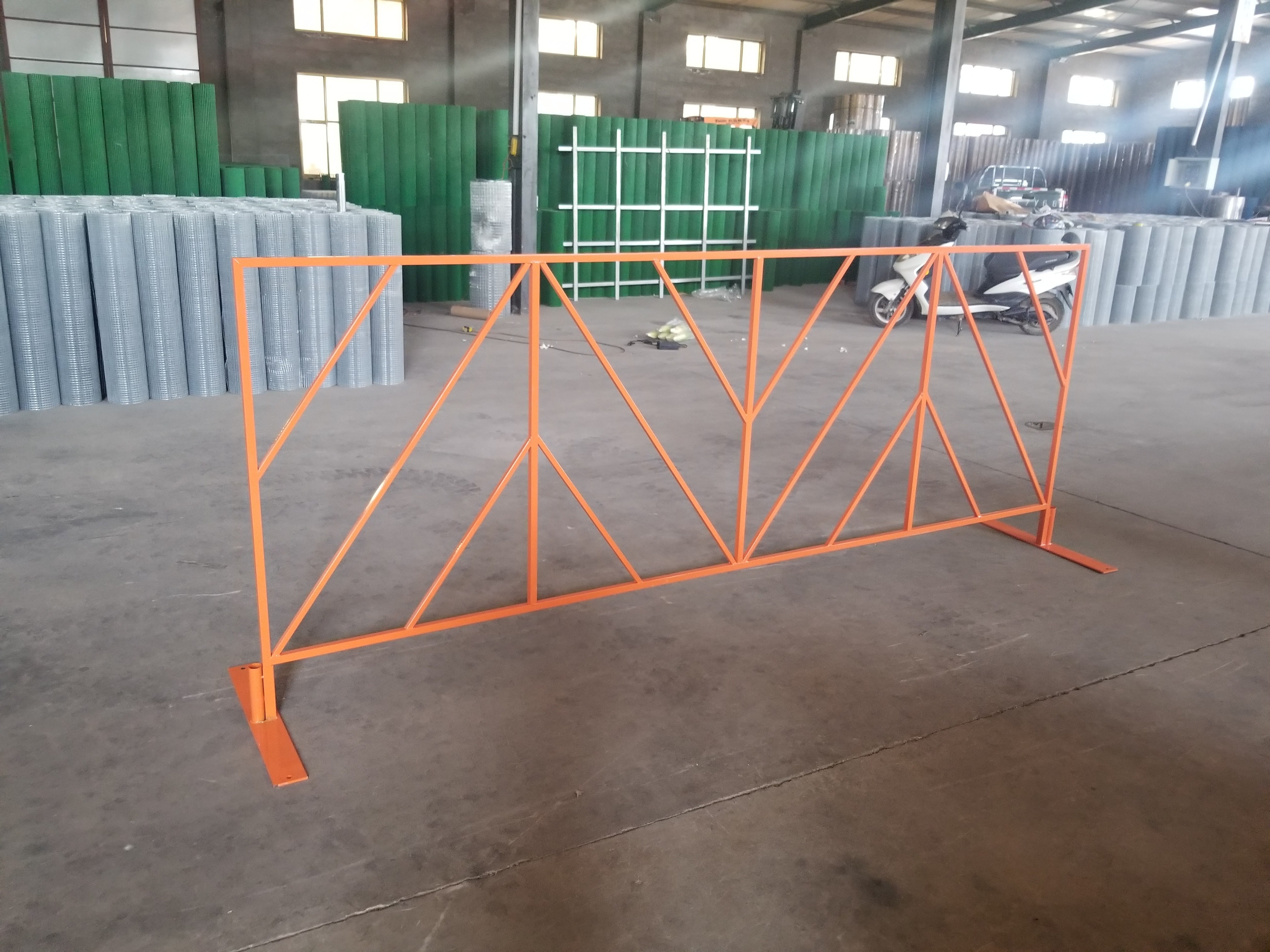 Temporary fence  /  barricade fence  panel / crowd control barrier fence  for sale