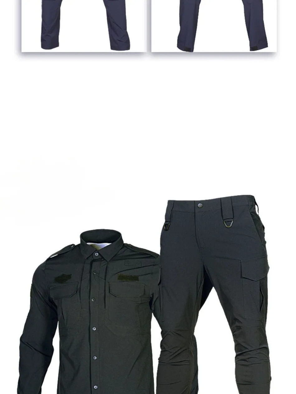 2024 Style Security Work Clothes Spring And Autumn Suit Long-sleeved Security Guard Officer Uniforms