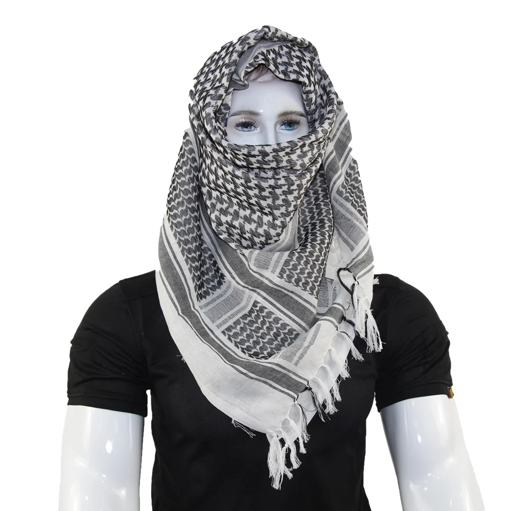 Custom Made Men Shemagh Lightweight Arab Scarf Shemagh  Top Quality Material Made 100% Cotton Shemagh