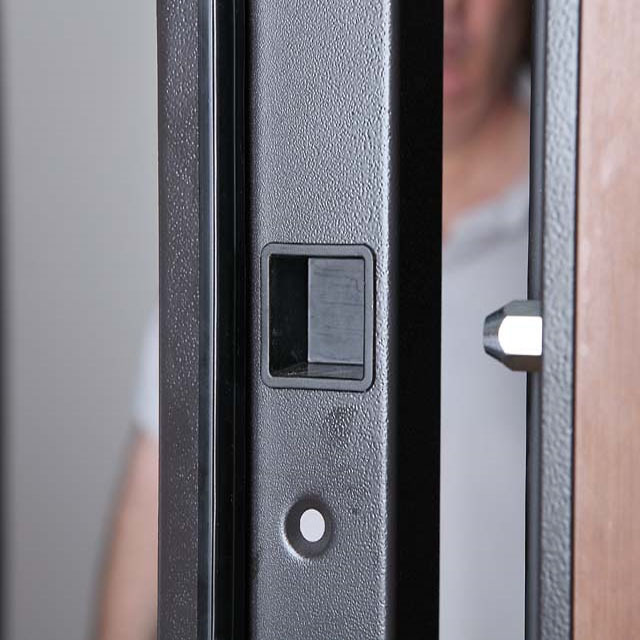 China Security Safe Wood Door With Lock Body door hardware mechanical lock