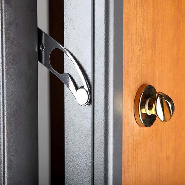 China Security Safe Wood Door With Lock Body door hardware mechanical lock