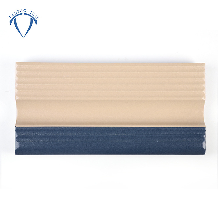 Non-slip bullnose swimming pool coping tile for swimming pool