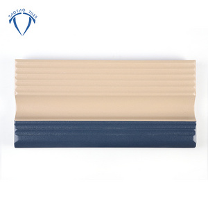 Non-slip bullnose swimming pool coping tile for swimming pool