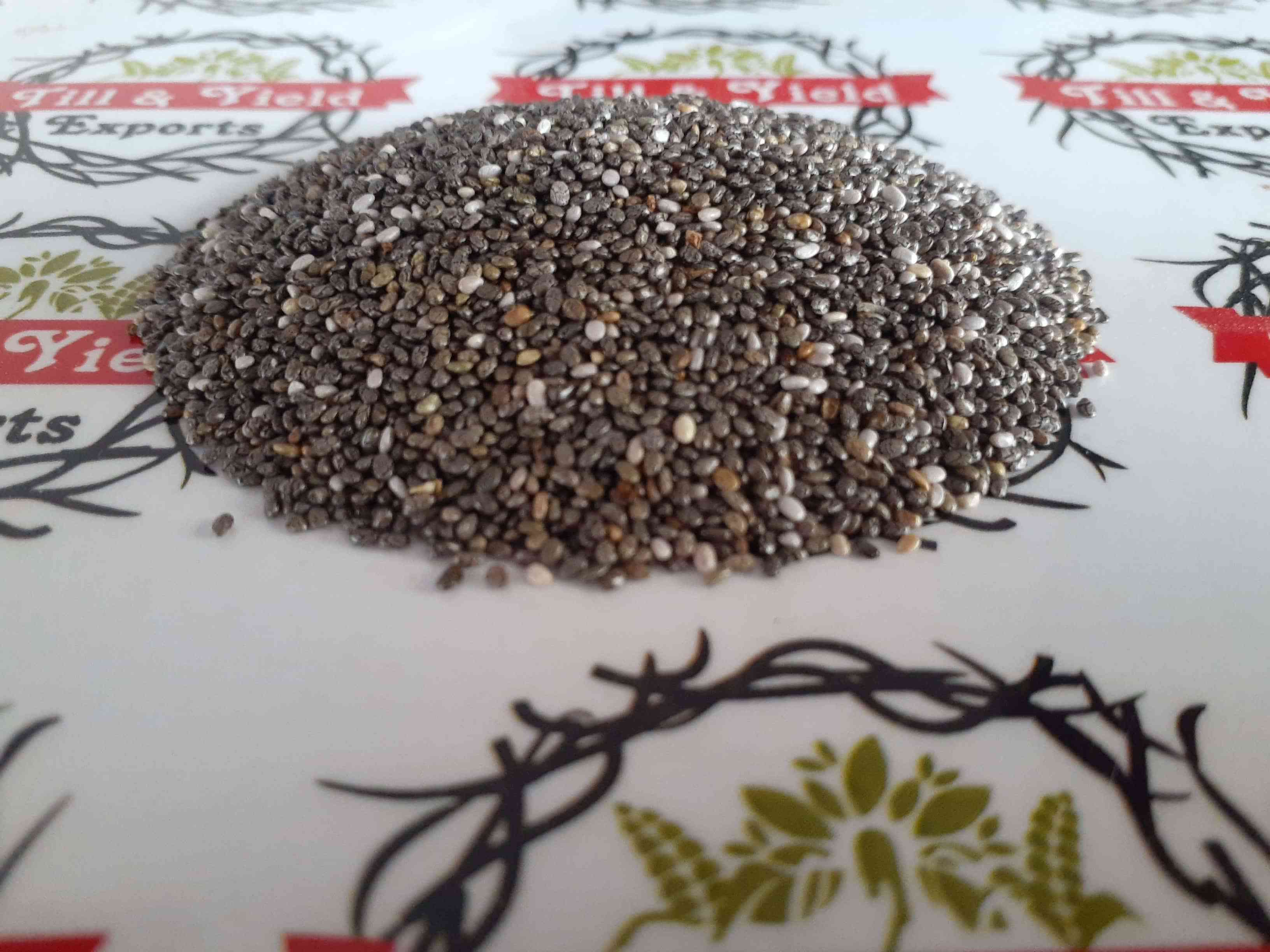 Chia Seed - Salvia Hispanica Seed  Nanda Baguli Landa Baguli sabja seeds