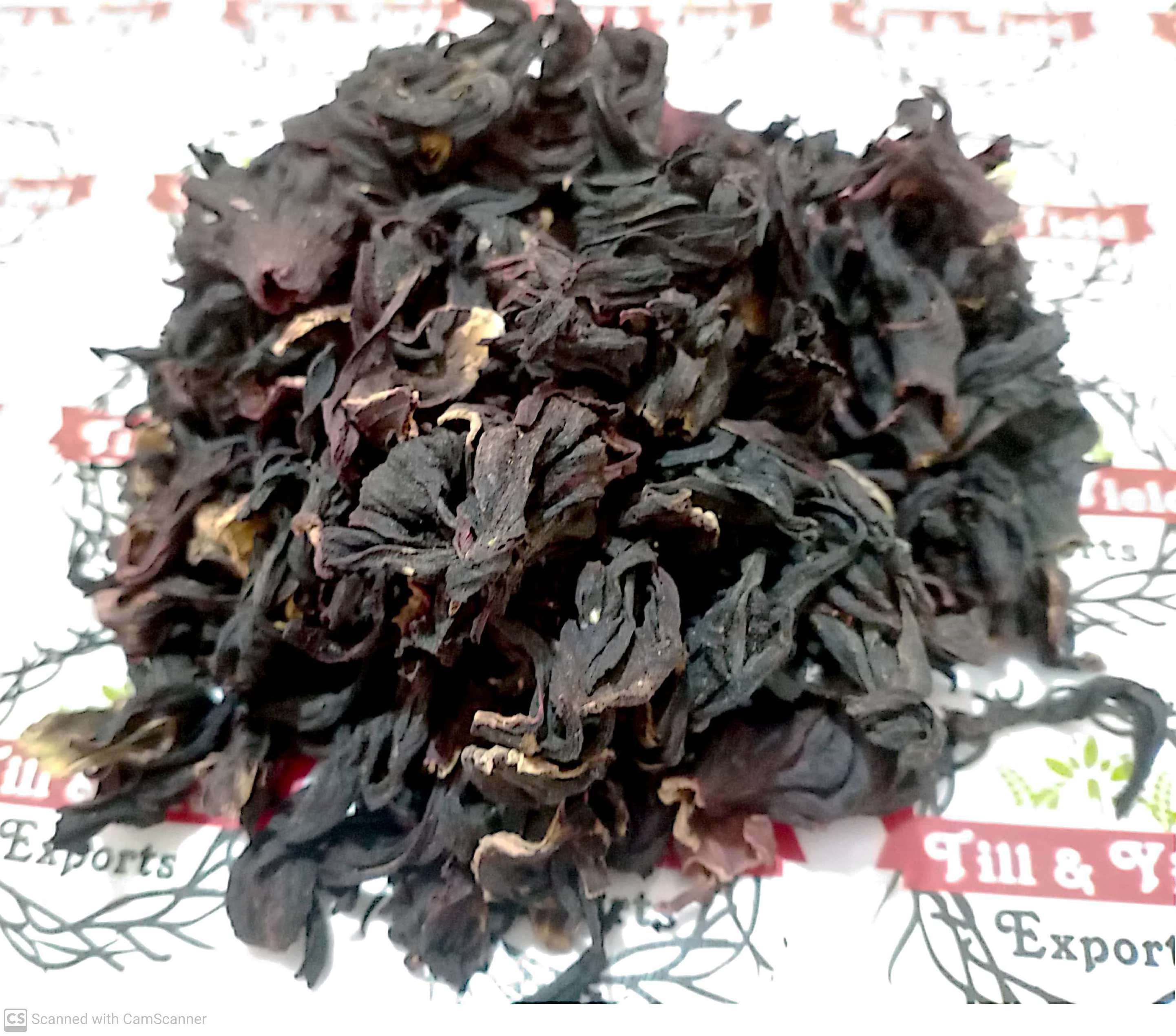 Dried Hibiscus Flower -Hibiscus sabdariffa Roselle, Jamaica Sorrel Hibiscus gossypiifolius, Abelmoschus cruentus,