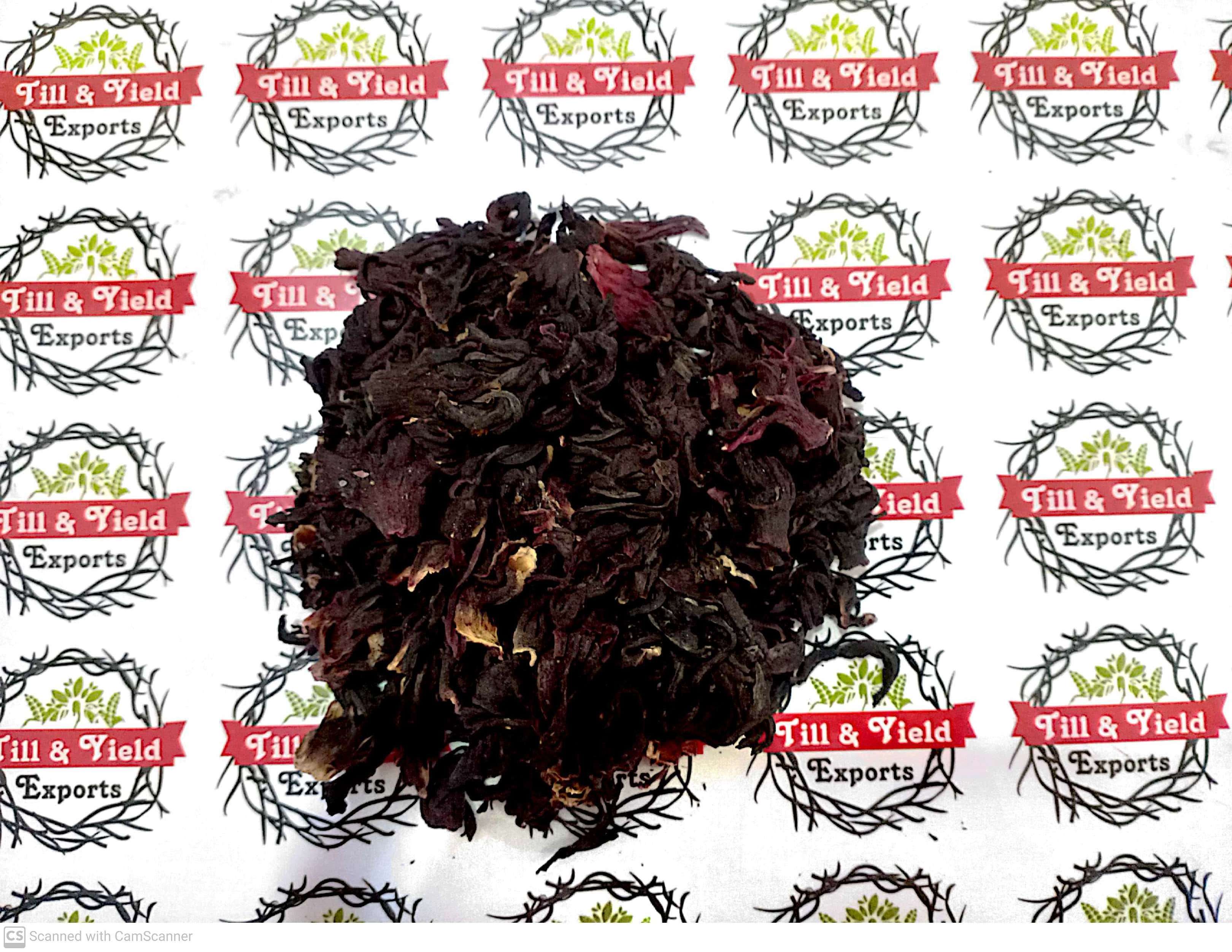 Dried Hibiscus Flower -Hibiscus sabdariffa Roselle, Jamaica Sorrel Hibiscus gossypiifolius, Abelmoschus cruentus,