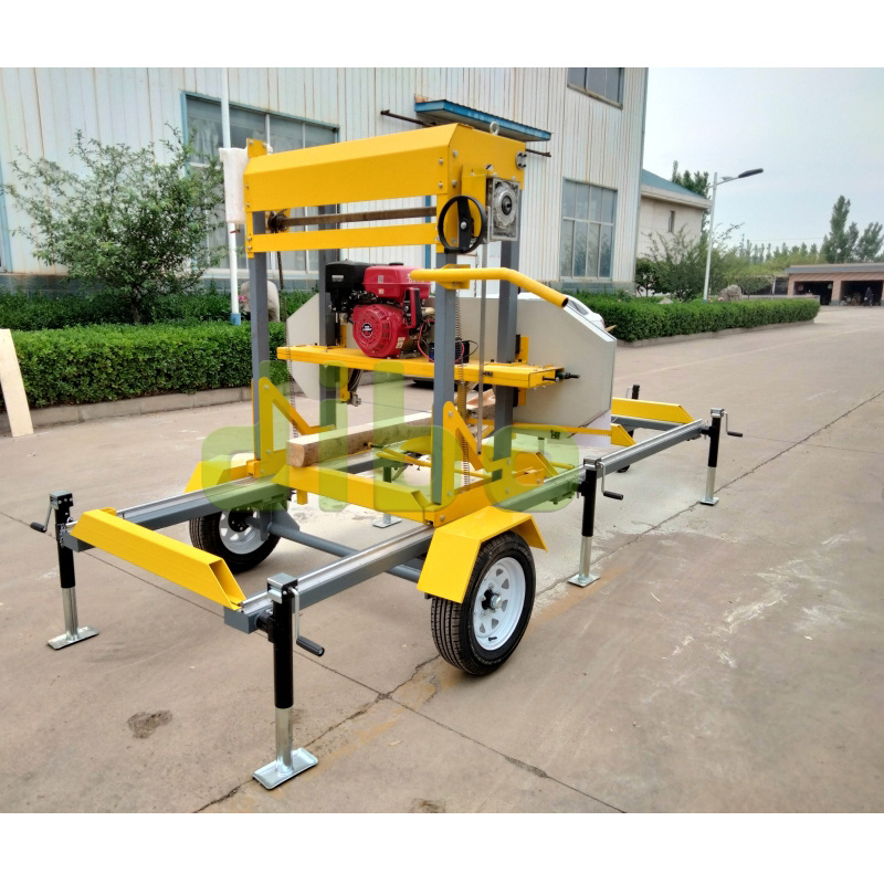 High Quality Swing Blade Sawmill Table Saw Wood Cutting Machine 6.5/9/15 PH Portable Band Sawmill with CE Certification