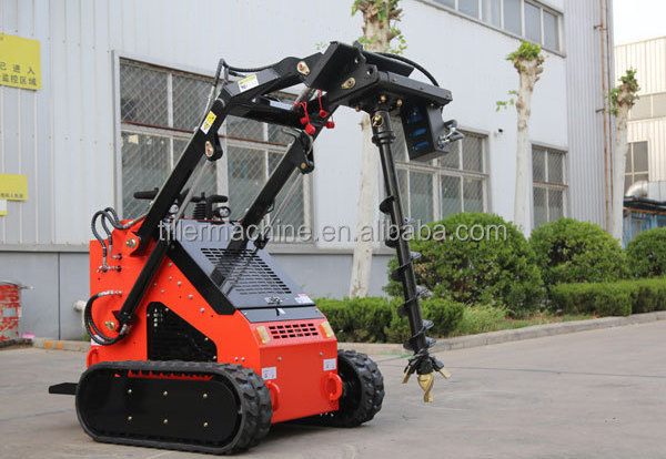 Euro5 CE EPA Mini collocate buckets Bulldozers Filler Rippers Forks Snow blower Agitator Trailer Hammer mini skid steer loader