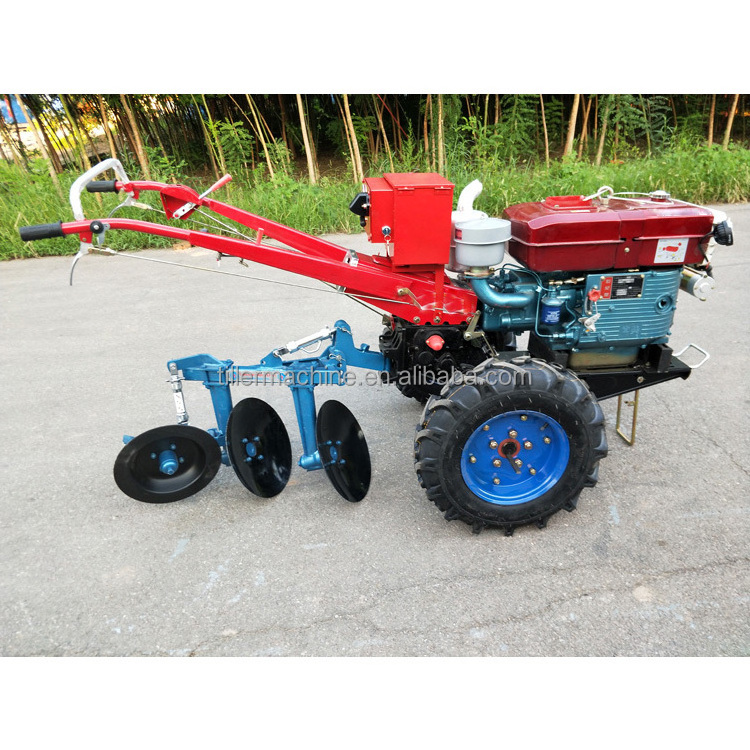 Hot Sale Mini Hand 18 Horsepower Two Wheel Tractor Agriculture Used Farm Walking Tractors With Low Price In Uganda