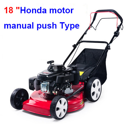 manual folding handle lawn mowers with mini hay baler