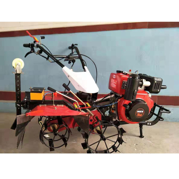 gasoline engine manual starting power tiller plow agriculture tractor rotavator for sale