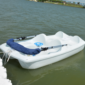 Amusement park water boat 4-people pedal boat for lake propeller water pedal bike boat for water sports