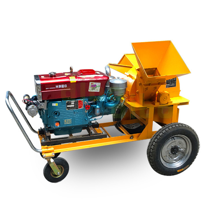 Forestry garden use tree branch wood chopper chipper mill diesel wood chipper pto tractor driven sawmill wood crusher