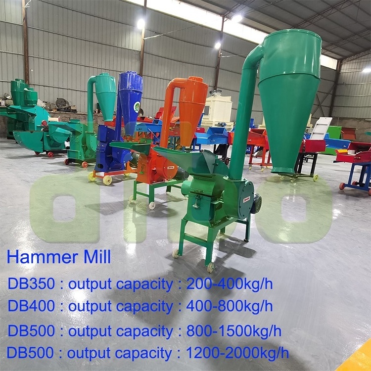 Diesel pto small hammer mill stainless steel hammer mill maize hammer mill industrial For Animal Forage Animal Food Processing