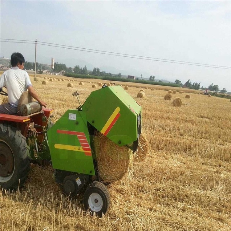 full-automatic Hay rice straw baler grass Silage Packing Baling Machine Hot Sale Tractor matching hay equipment hay baler