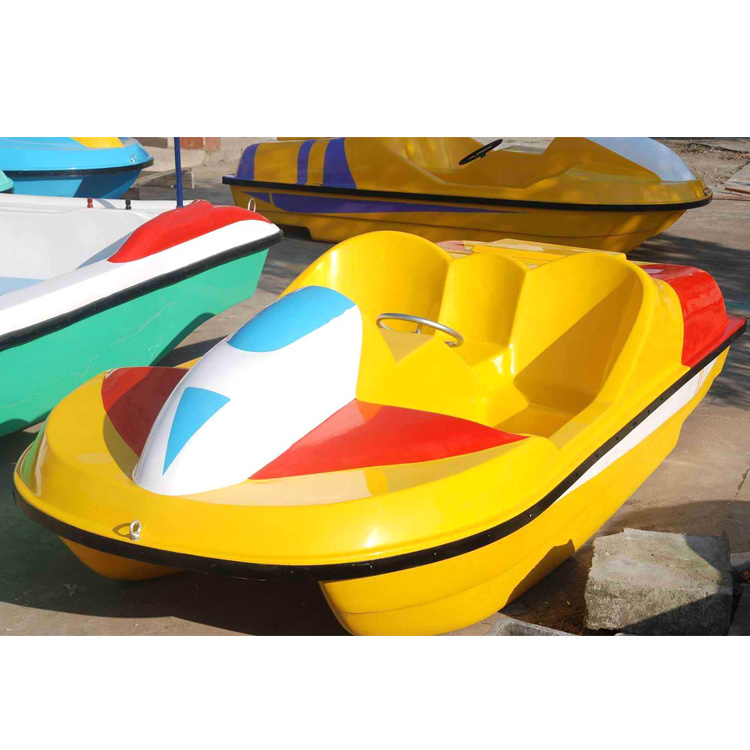 Amusement park water boat 4-people pedal boat for lake propeller water pedal bike boat for water sports