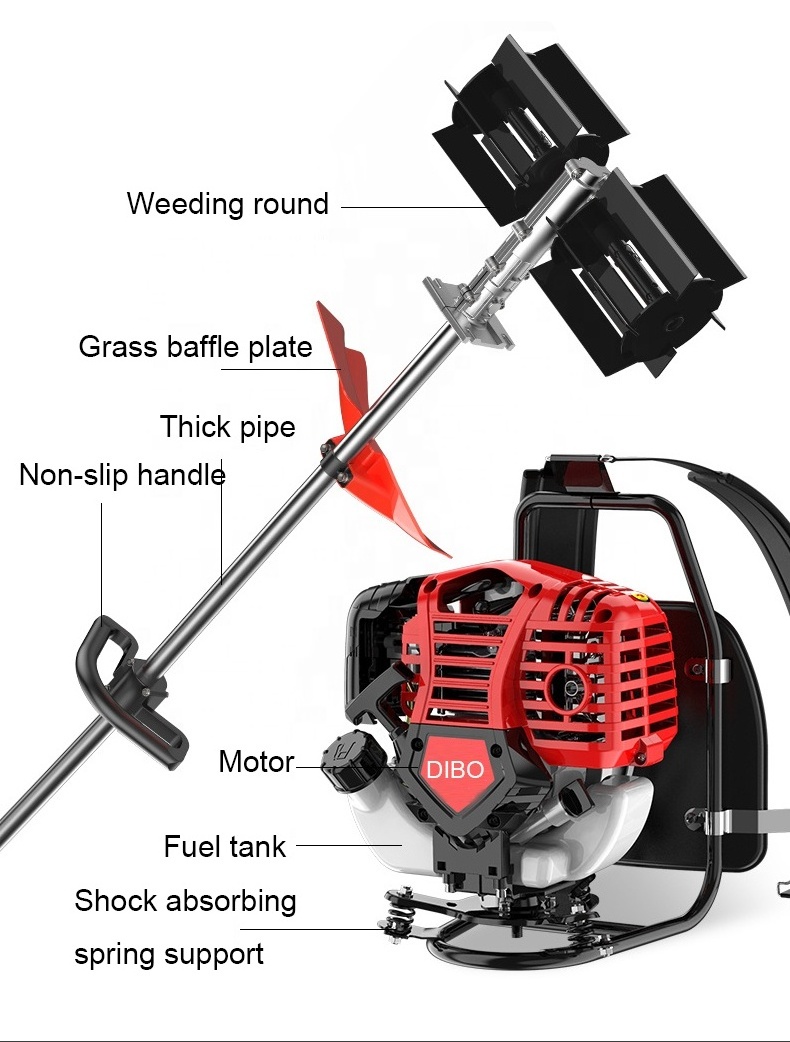 Hill automatic petrol gas electric telescopic hand farm manual portable handle lawn mower form Japan for grass cutter