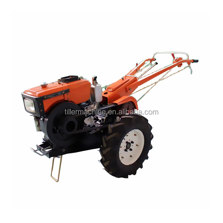 Hot Sale Mini Hand 18 Horsepower Two Wheel Tractor Agriculture Used Farm Walking Tractors With Low Price In Uganda