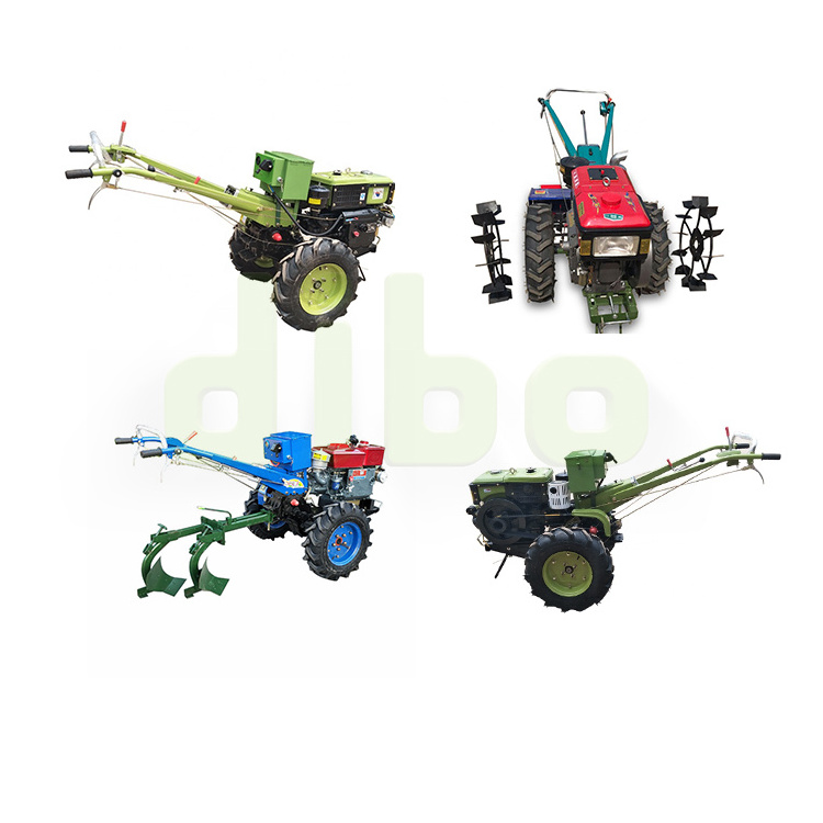 Easy to use and high efficient agricultural machinery 18HP 12HP 25HP diesel power tiller 2 wheel tractor with various attachment