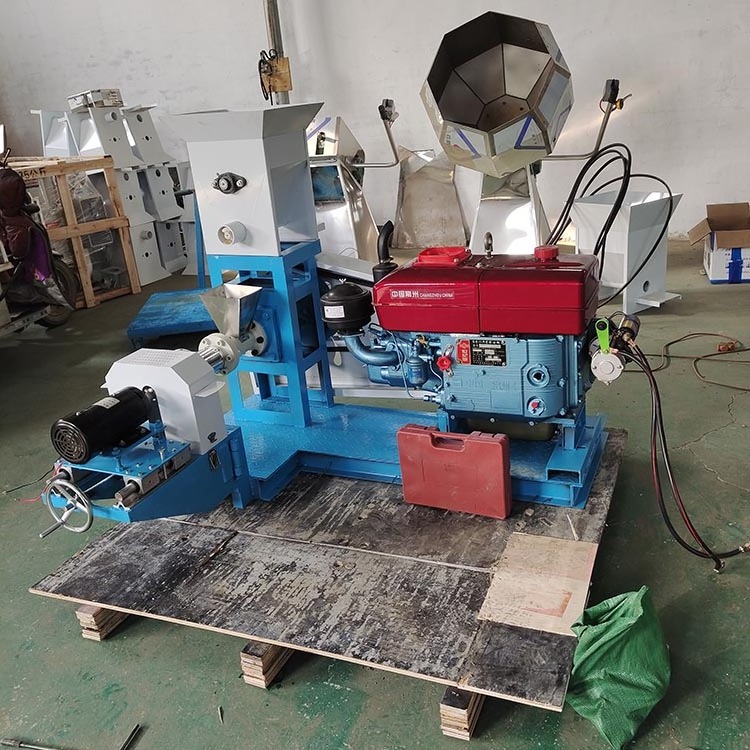 Animals floating feeding extruder machine floated fish feed mill pellet extruding machine for pet dogs and cats with bone shape