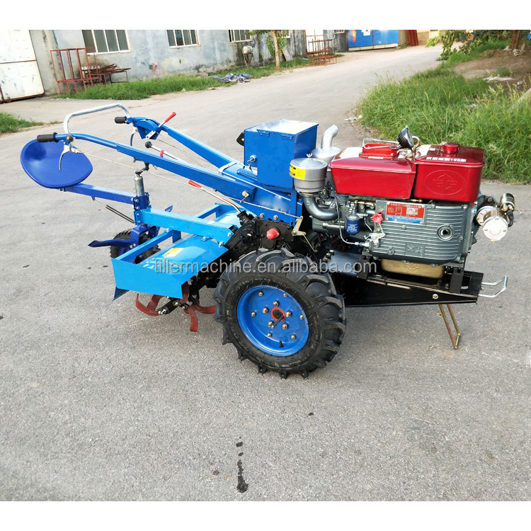 Hot Sale Mini Hand 18 Horsepower Two Wheel Tractor Agriculture Used Farm Walking Tractors With Low Price In Uganda