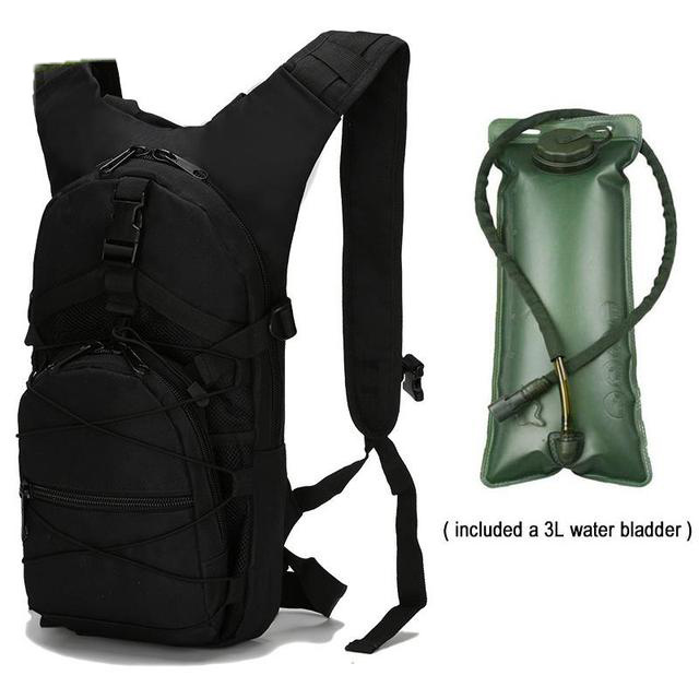 Hydration Rucksack Bicycle Bike Bags Fits 2-3L Water Bladder Outdoor Cycling Bladder Tactical Mountaineering Hydration Backpack