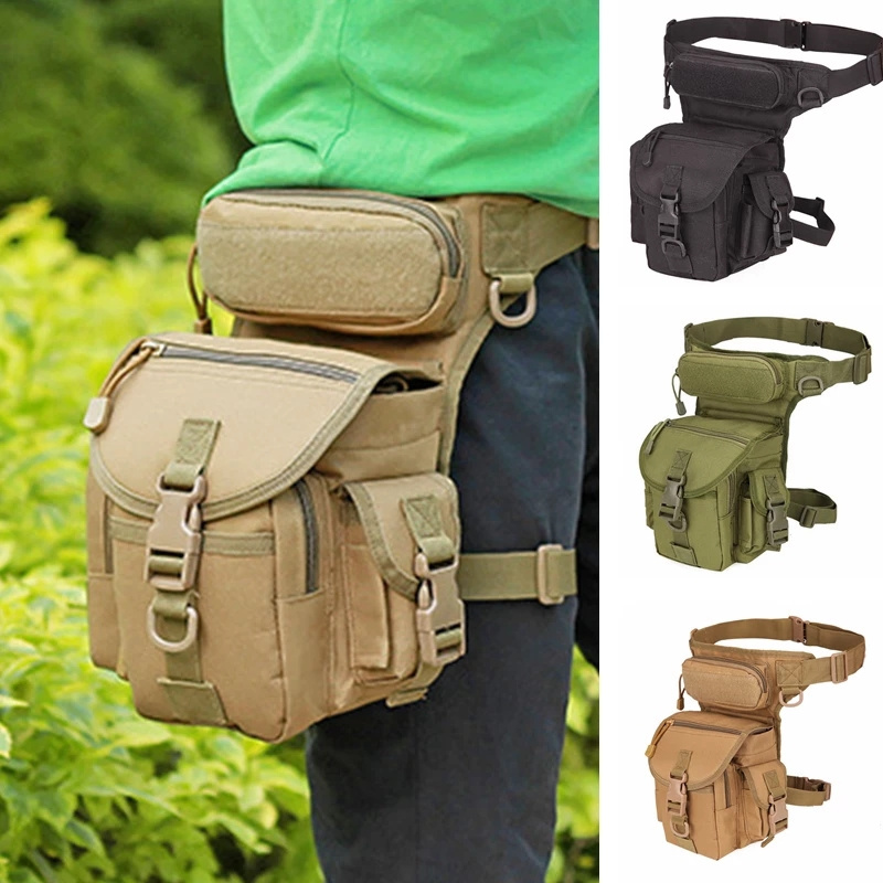 800D Waterproof Trekking Waist Bag Pouch Pocket Oxford exquisite Tactical Backpack Leg Bag Tool Camping Multi-function Thigh Bag