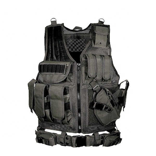 CS Paintball Games Vest Protective Classic New Top Selling Men Camouflage Polyester Black Molle Tactical Outdoor Security Vest