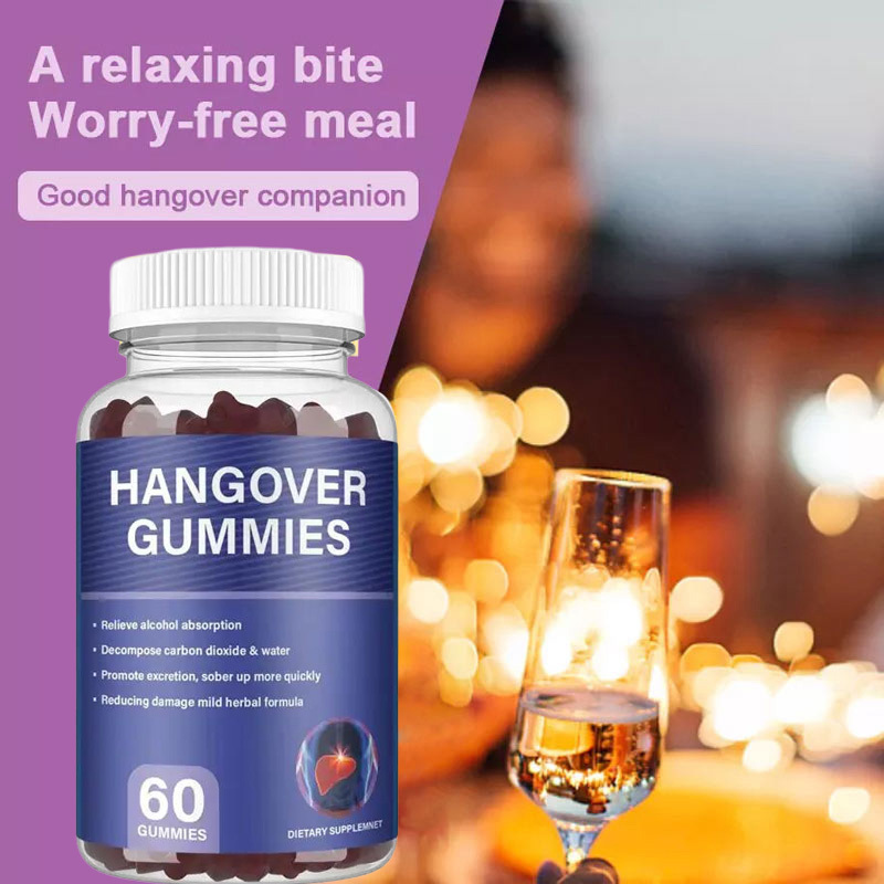 OEM Factory Price Cure Alcohol Tablets Herbal Hangover Gummies Pills For Health Supplements