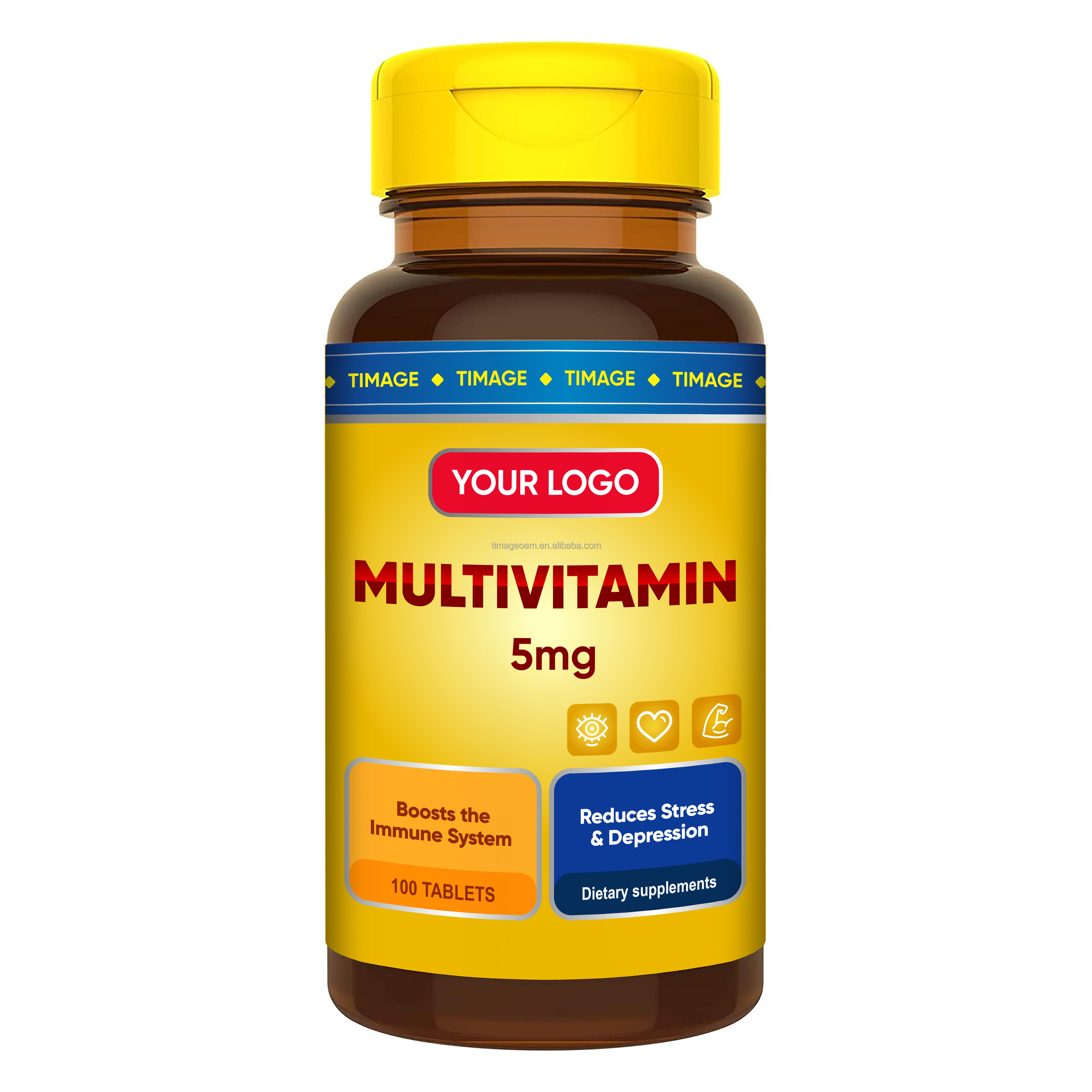 Private Label Health Care Oem Formulated Immune System Booster Vitamin C Multivitamin 1000mg Effervescent Multivitamin Tablets