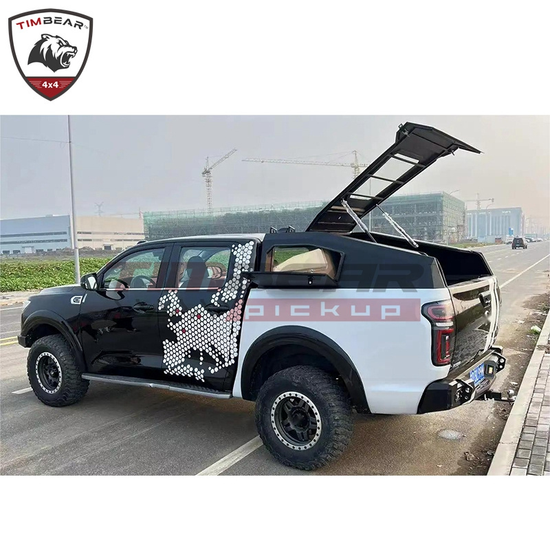 Customized Universal Manganese steel Pickup Truck 4X4 Topper Cover Hardtop Canopy For Jeep Gladiator GWM POER P