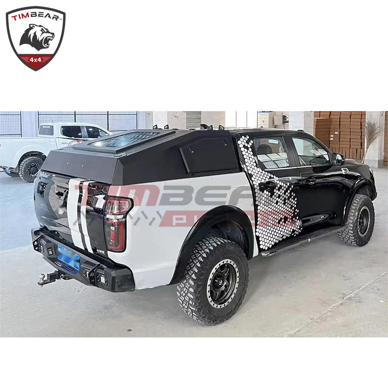 Customized Universal Manganese steel Pickup Truck 4X4 Topper Cover Hardtop Canopy For Jeep Gladiator GWM POER P