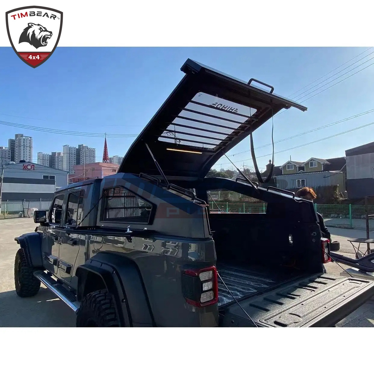 Customized Universal Manganese steel Pickup Truck 4X4 Topper Cover Hardtop Canopy For Jeep Gladiator GWM POER P